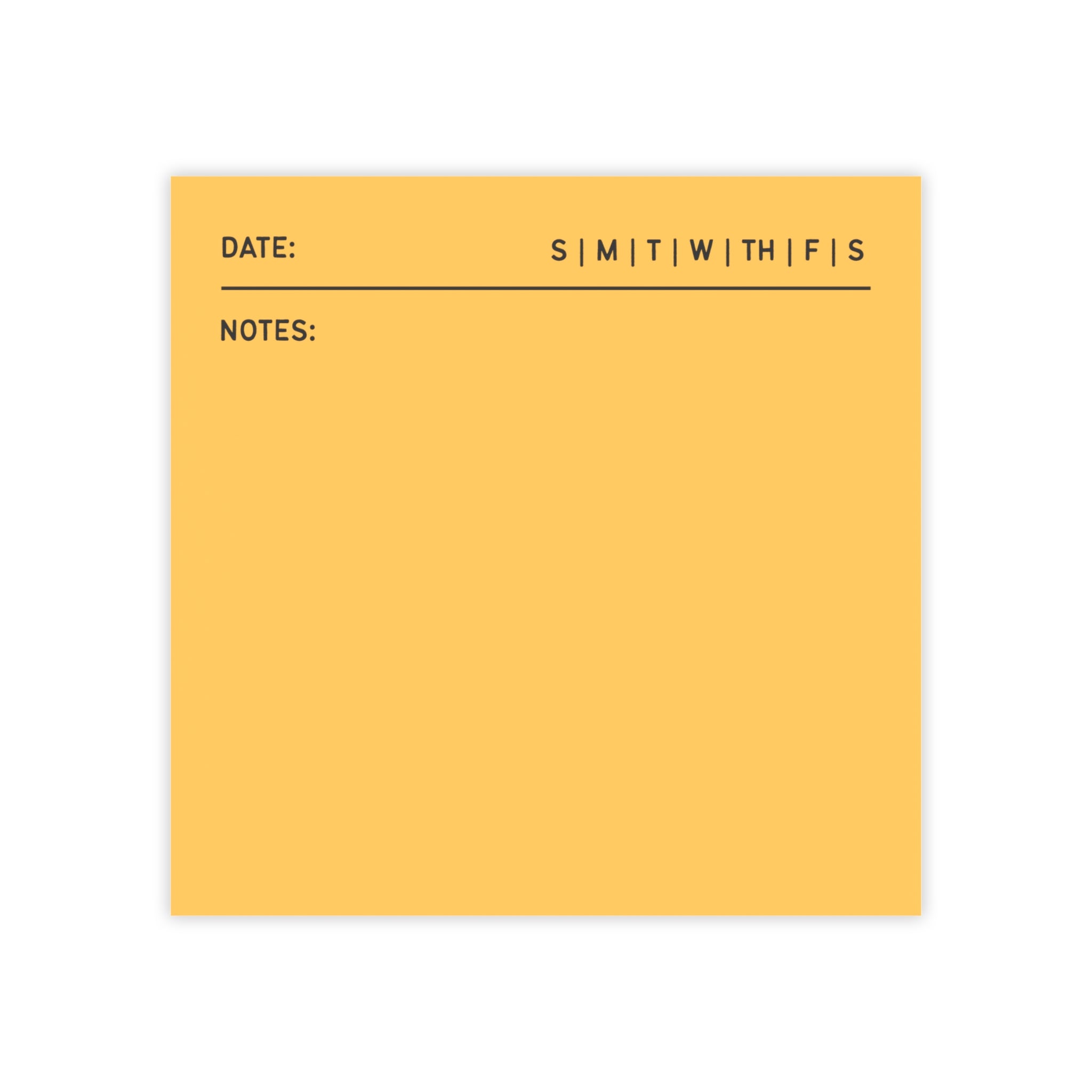 Task Tracker Post-it® Note Pads - Gold