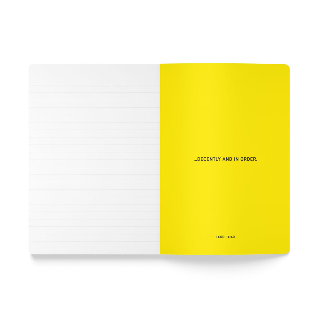 Softcover Journal (with Inside Prints) - Yellow