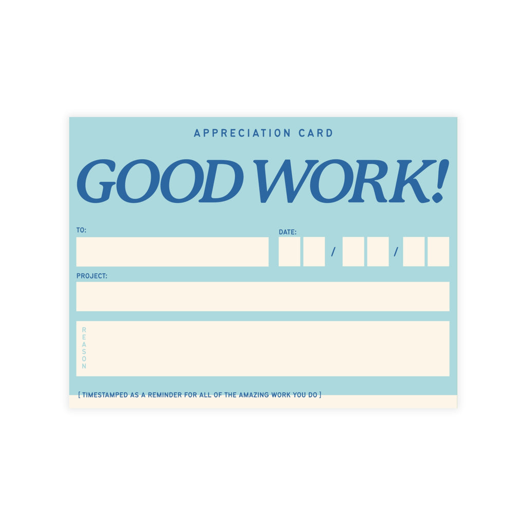 Good Work! Greeting Card Bundles (envelopes included)