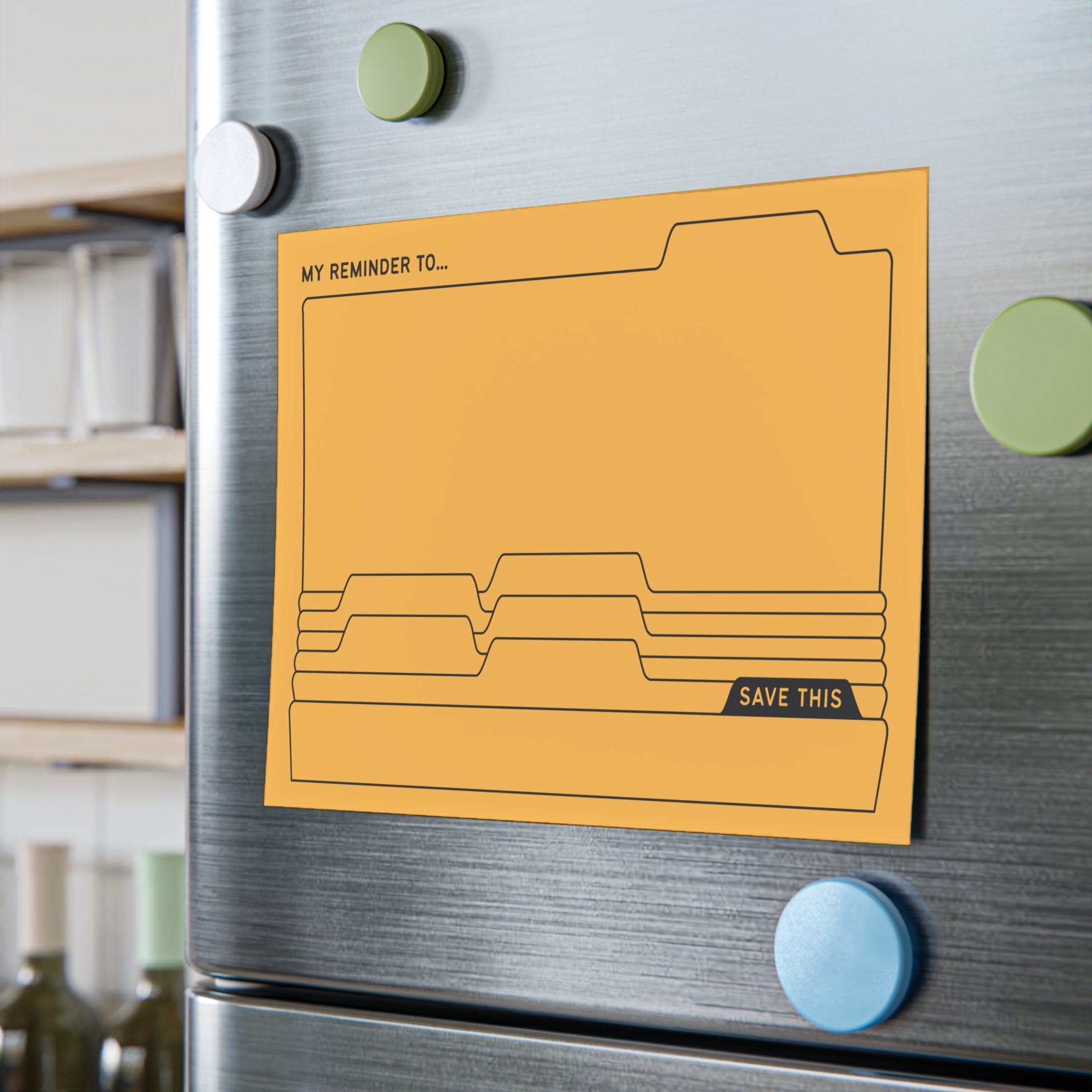 Daily Post-it® Note Pads - Gold