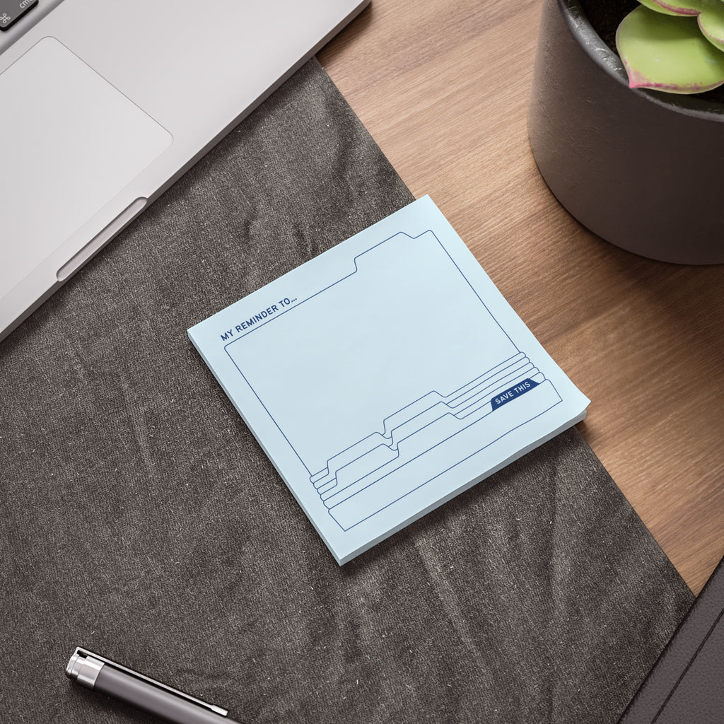 Daily Post-it® Note Pads - Blue