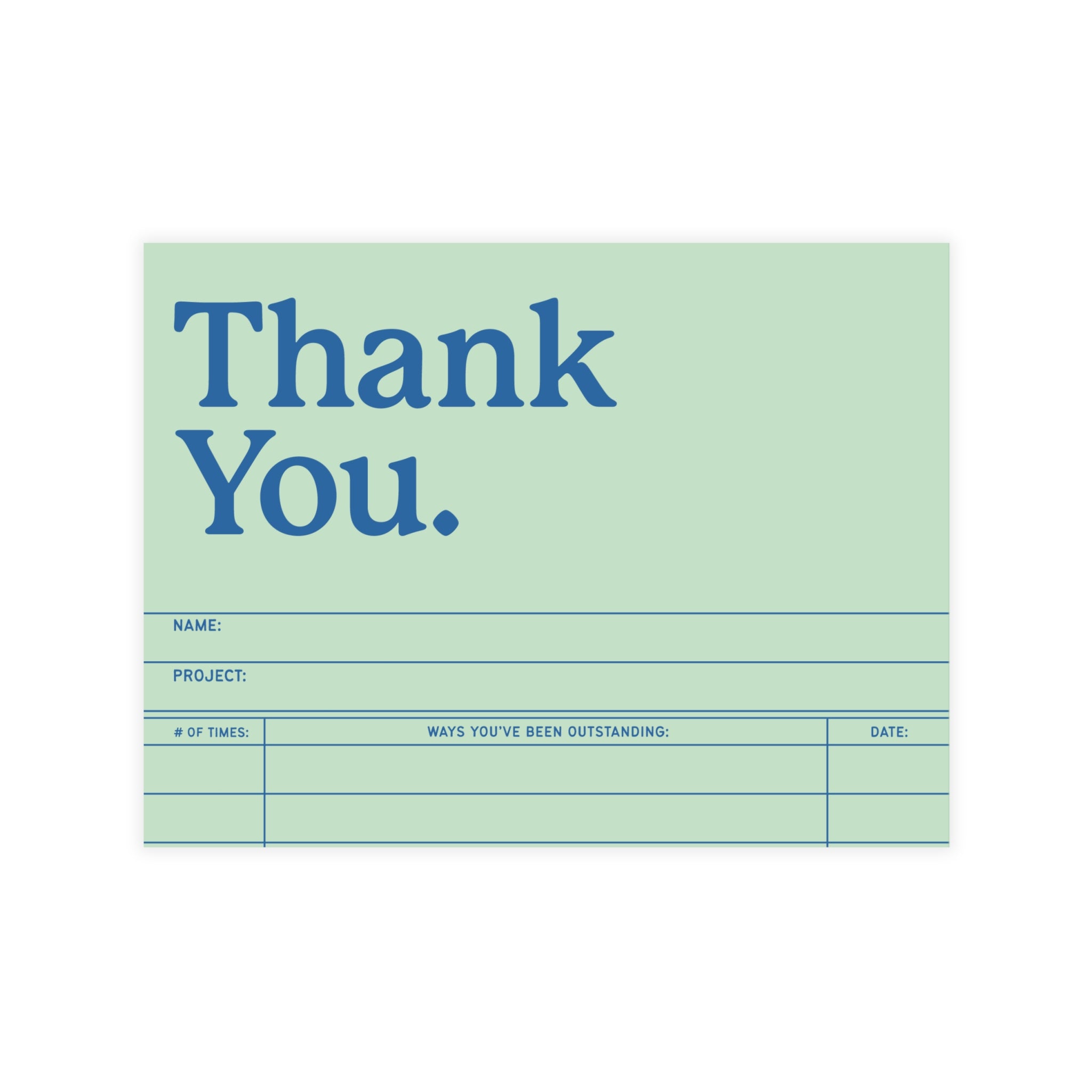 Thank You Greeting Card Bundles (envelopes included)