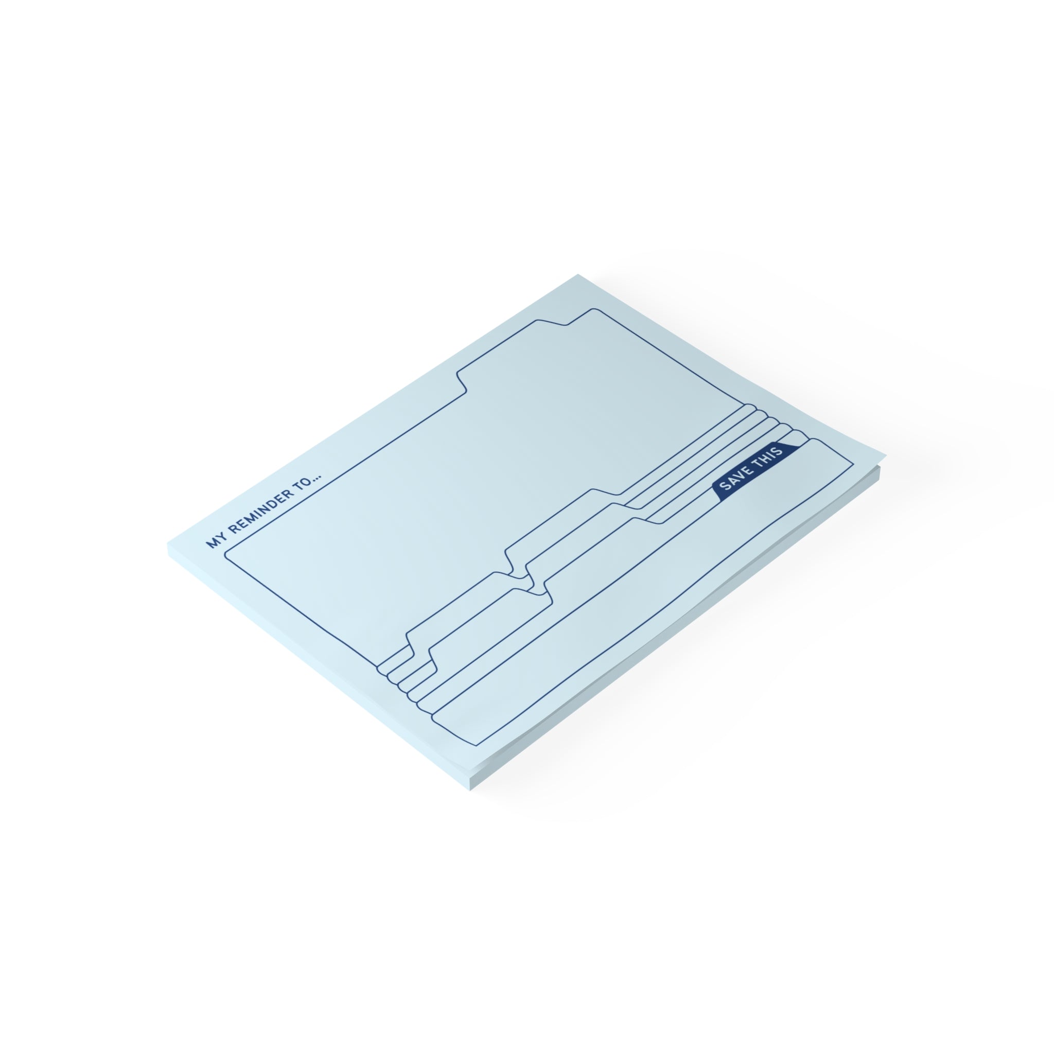 Daily Post-it® Note Pads - Blue