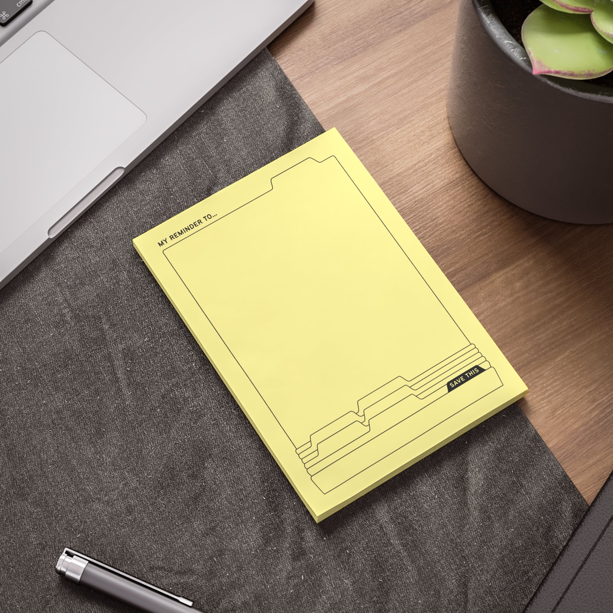Daily Post-it® Note Pads - Yellow
