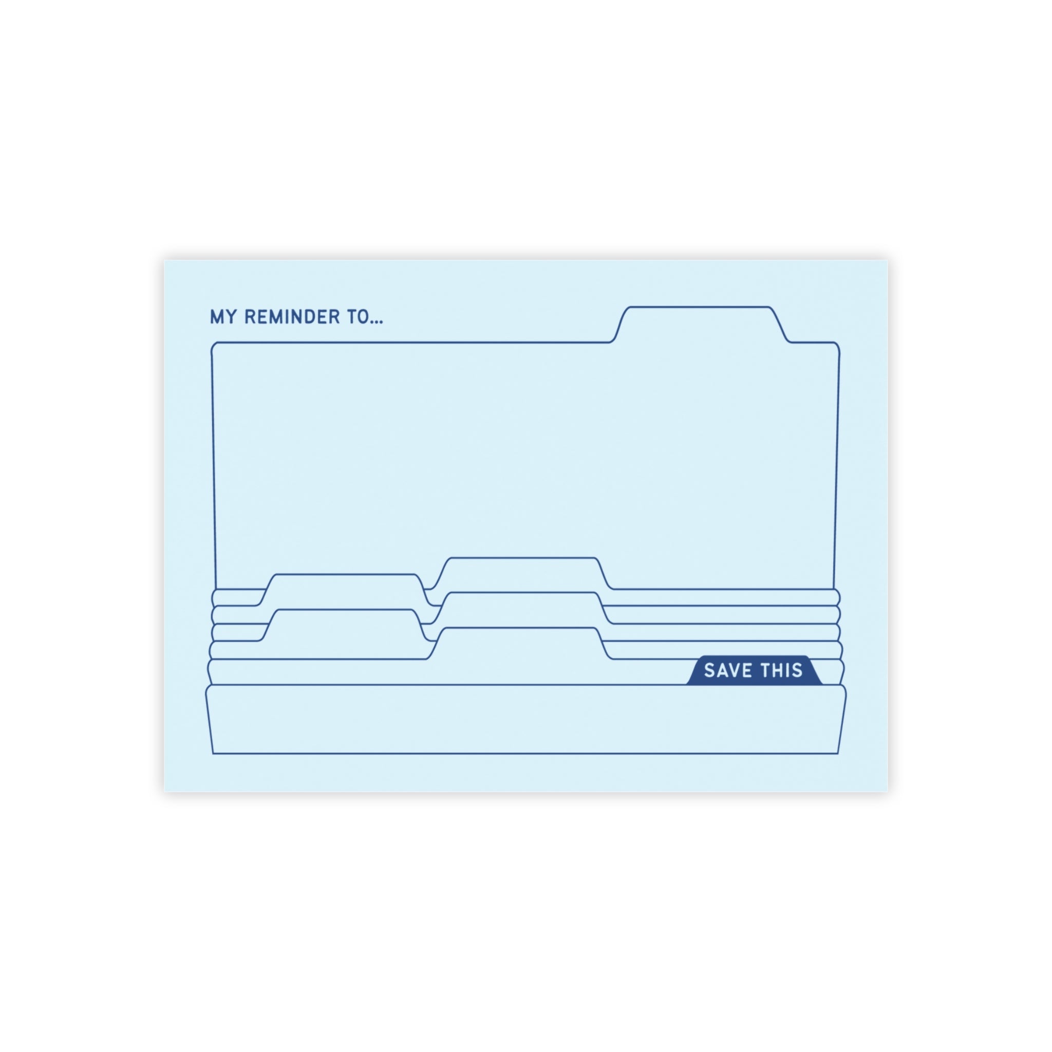 Daily Post-it® Note Pads - Blue