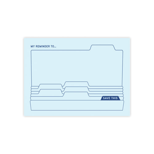 Daily Post-it® Note Pads - Blue