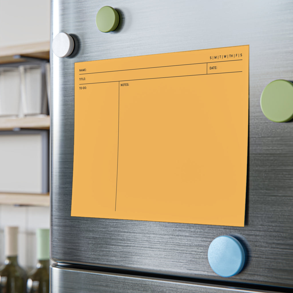 Task Tracker Post-it® Note Pads - Gold