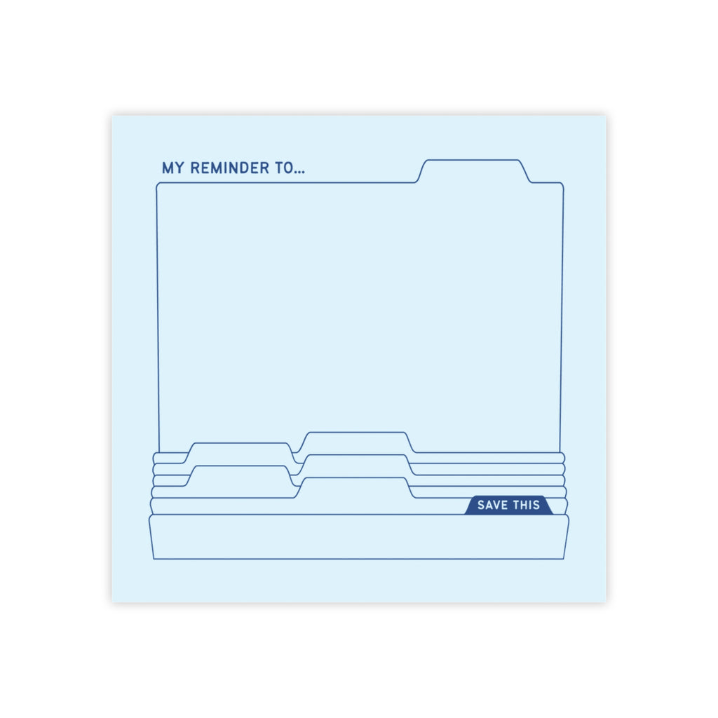 Daily Post-it® Note Pads - Blue