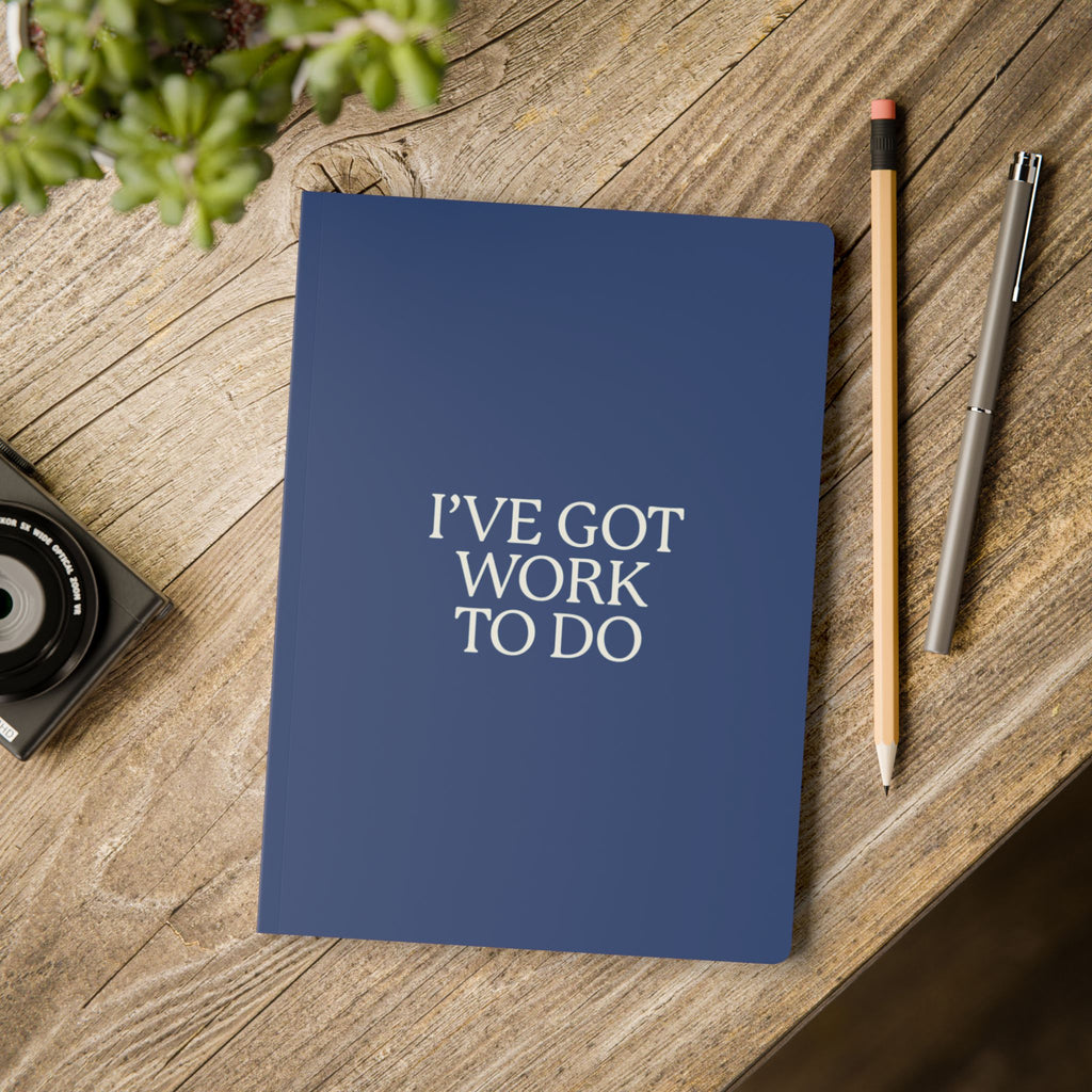 Softcover Journal (with Inside Prints) - Blue