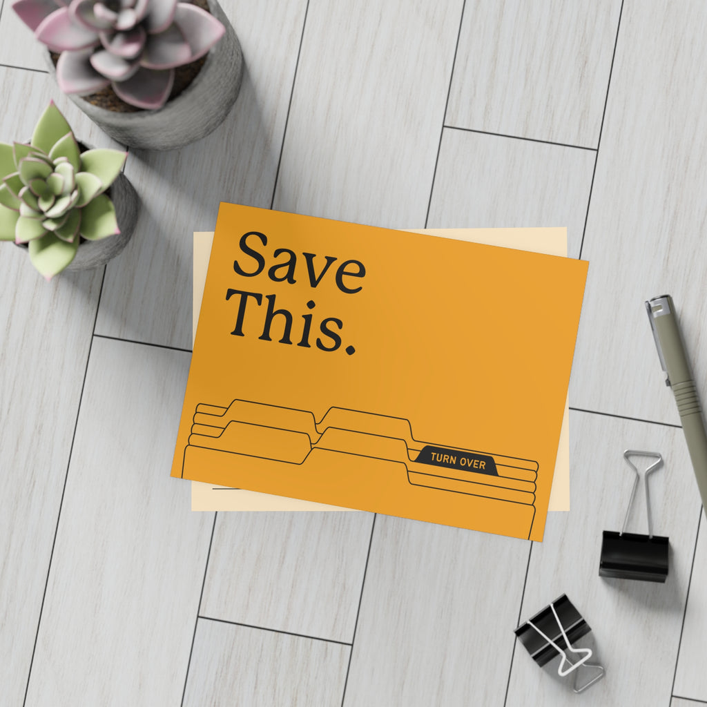 Save This Greeting Card Bundles (envelopes included)