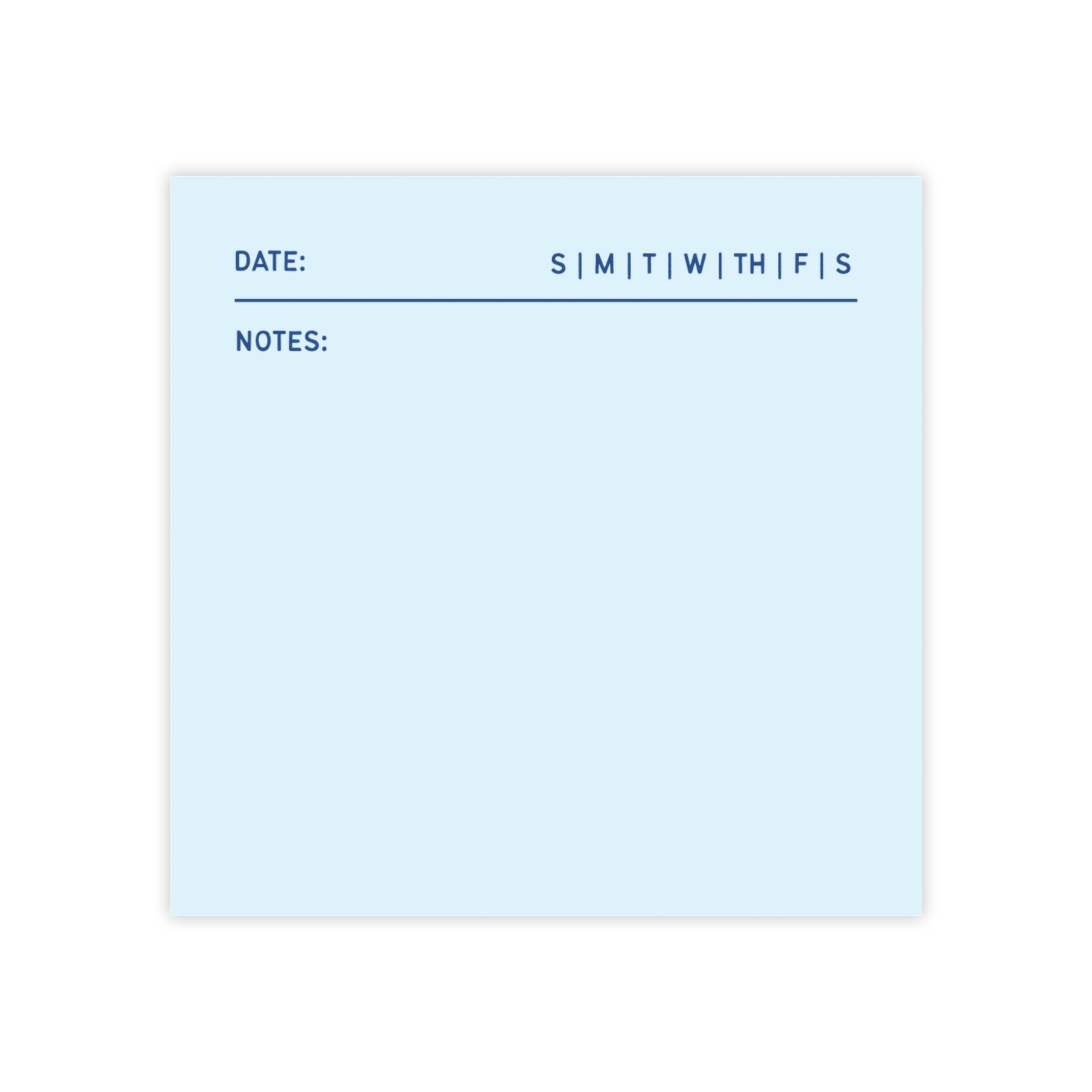 Task Tracker Post-it® Note Pads - Blue