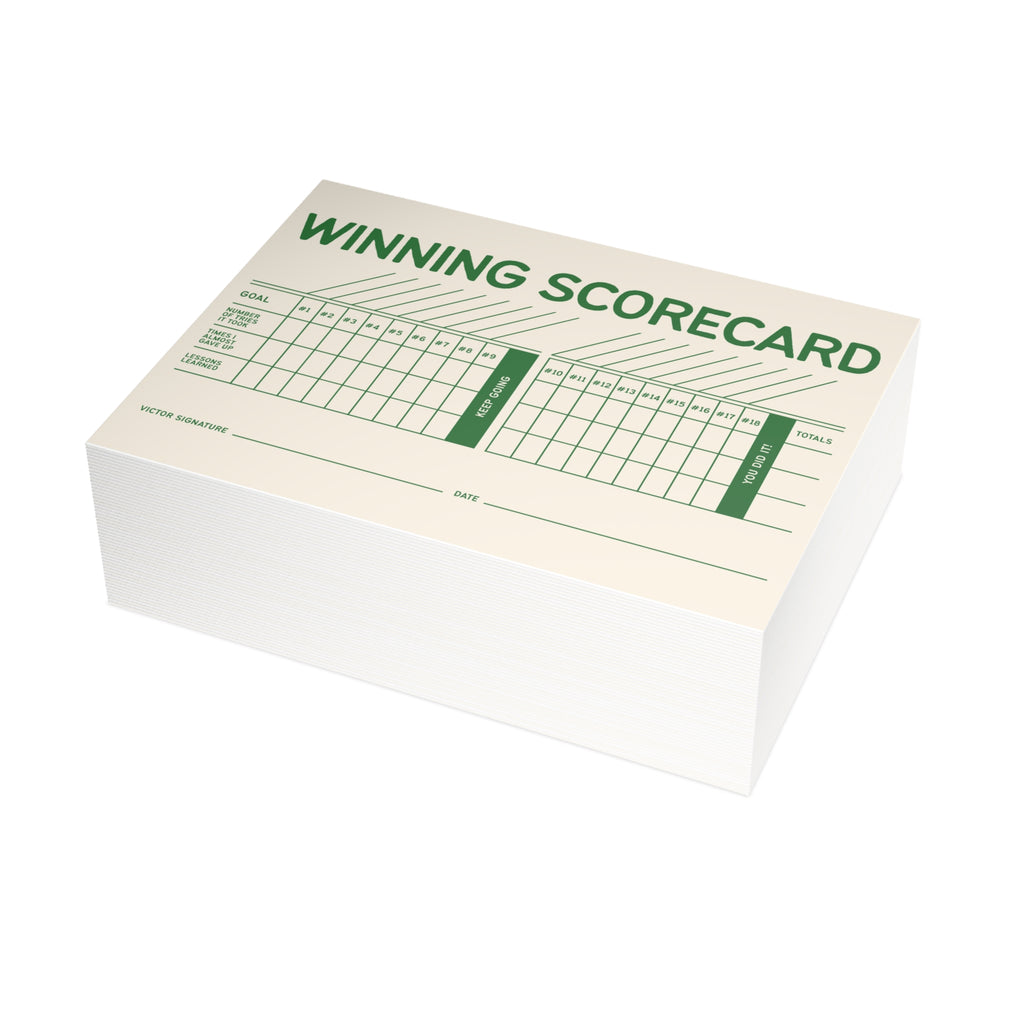 Winning Scorecard Greeting Card Bundles (envelopes included)