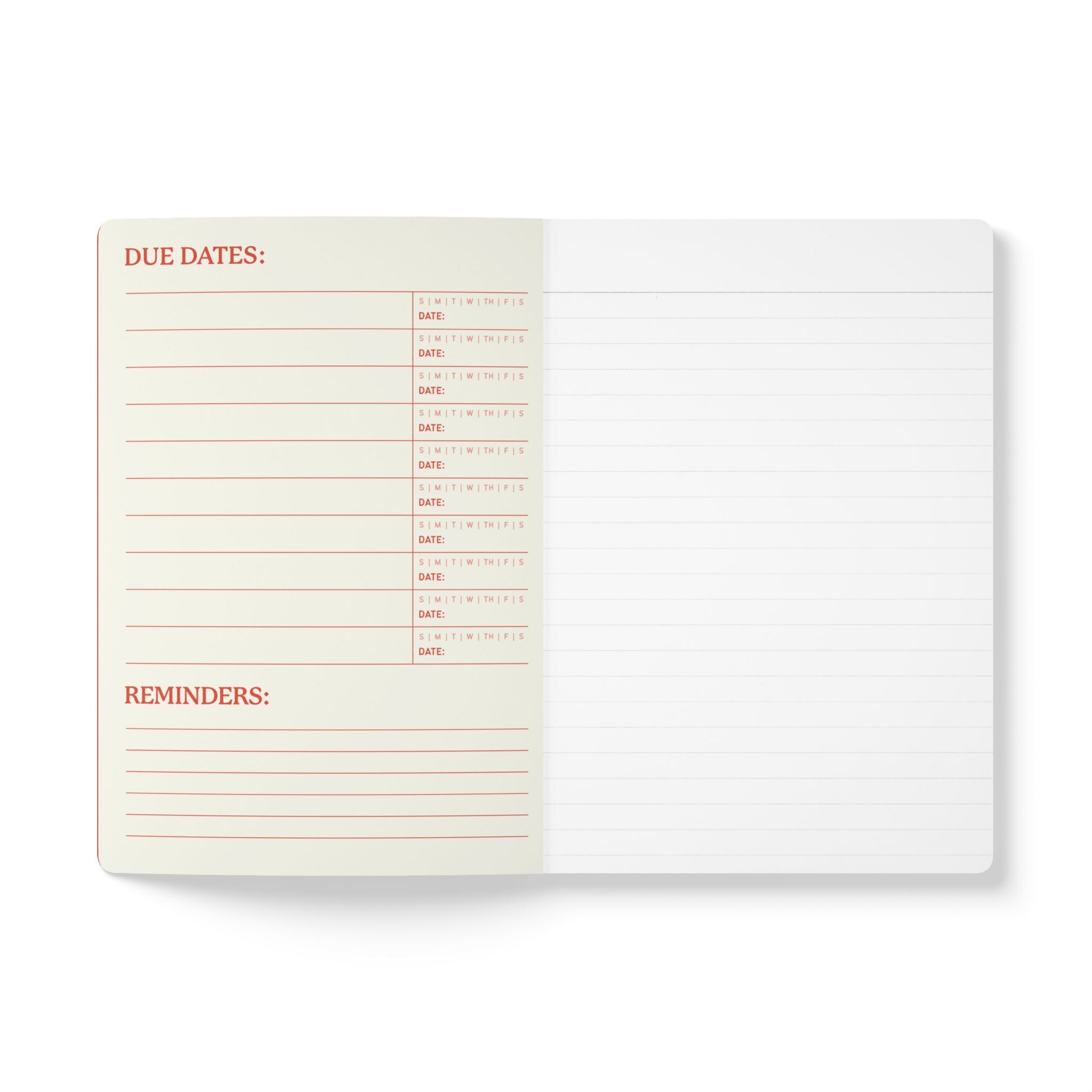 Softcover Journal (with Inside Prints) - Red