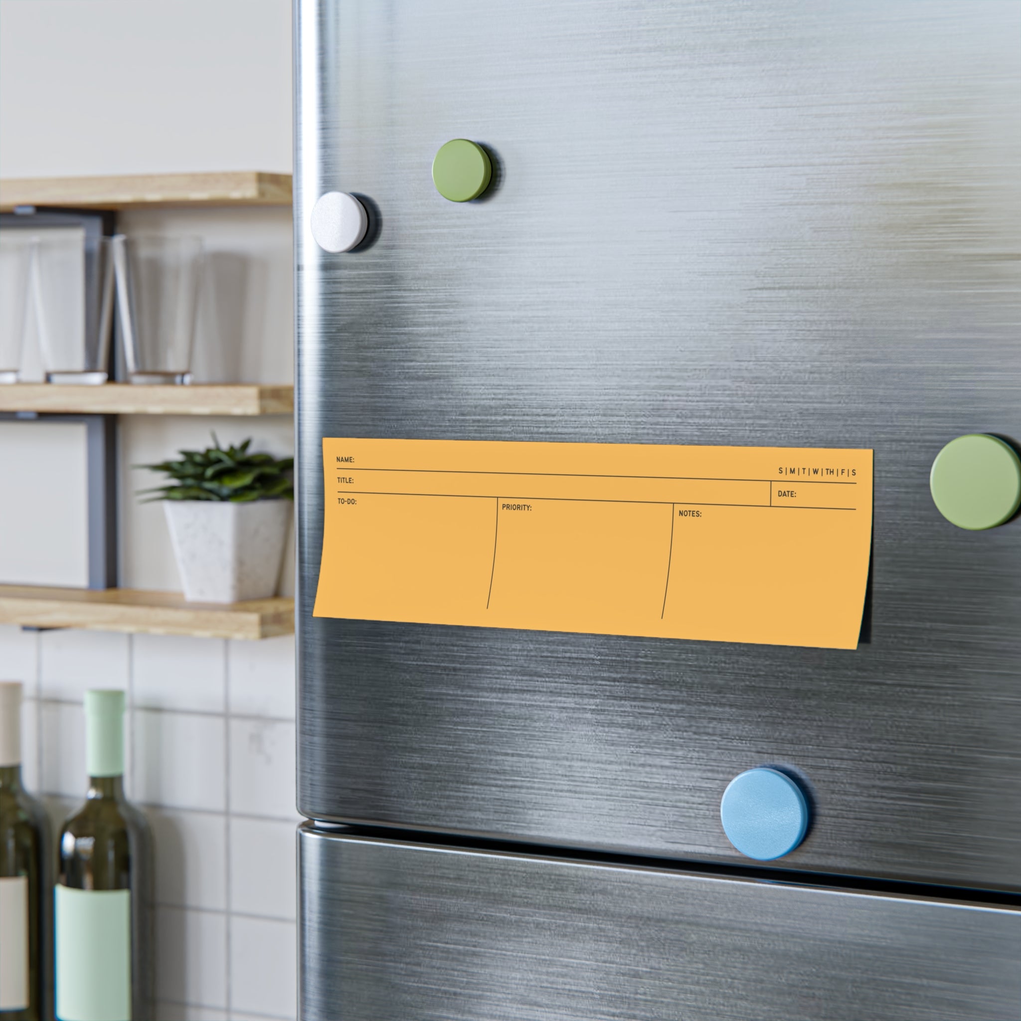 Task Tracker Post-it® Note Pads - Gold