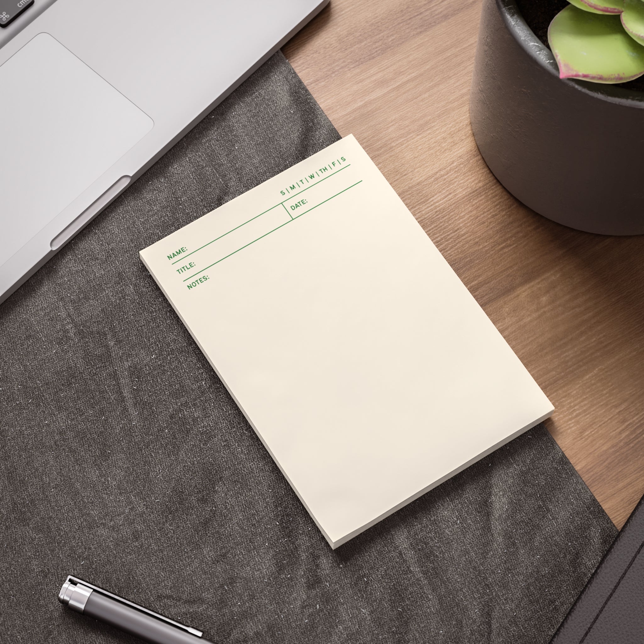 Task Tracker Post-it® Note Pads - White