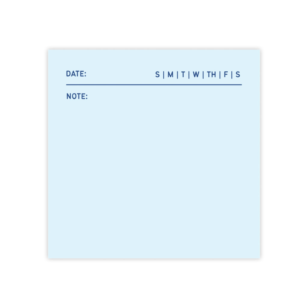 Task Tracker Post-it® Note Pads - Blue