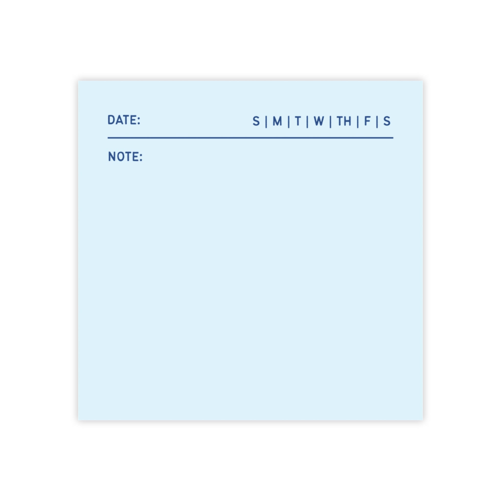 Task Tracker Post-it® Note Pads - Blue