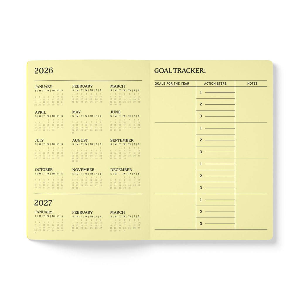 Softcover Journal (with Inside Prints) - Yellow
