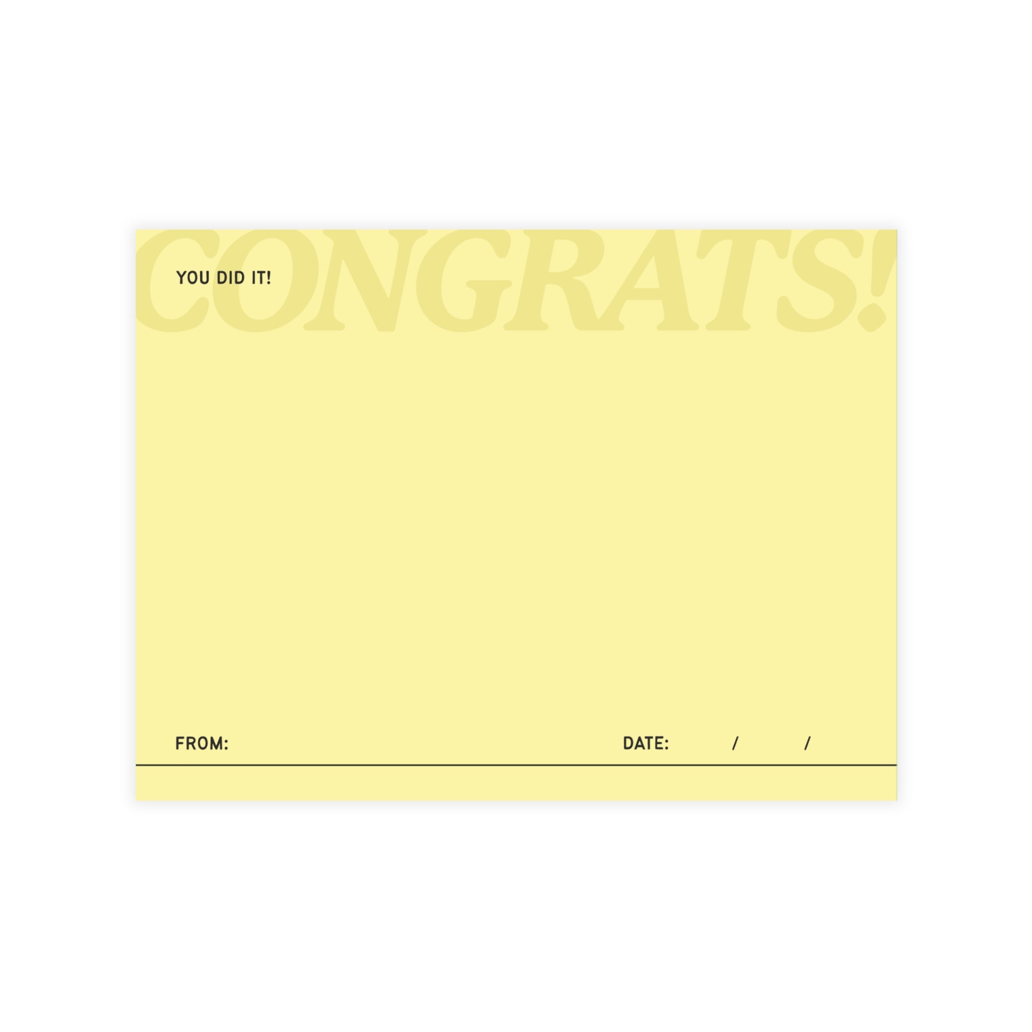 Congrats! Greeting Card Bundles (envelopes included)