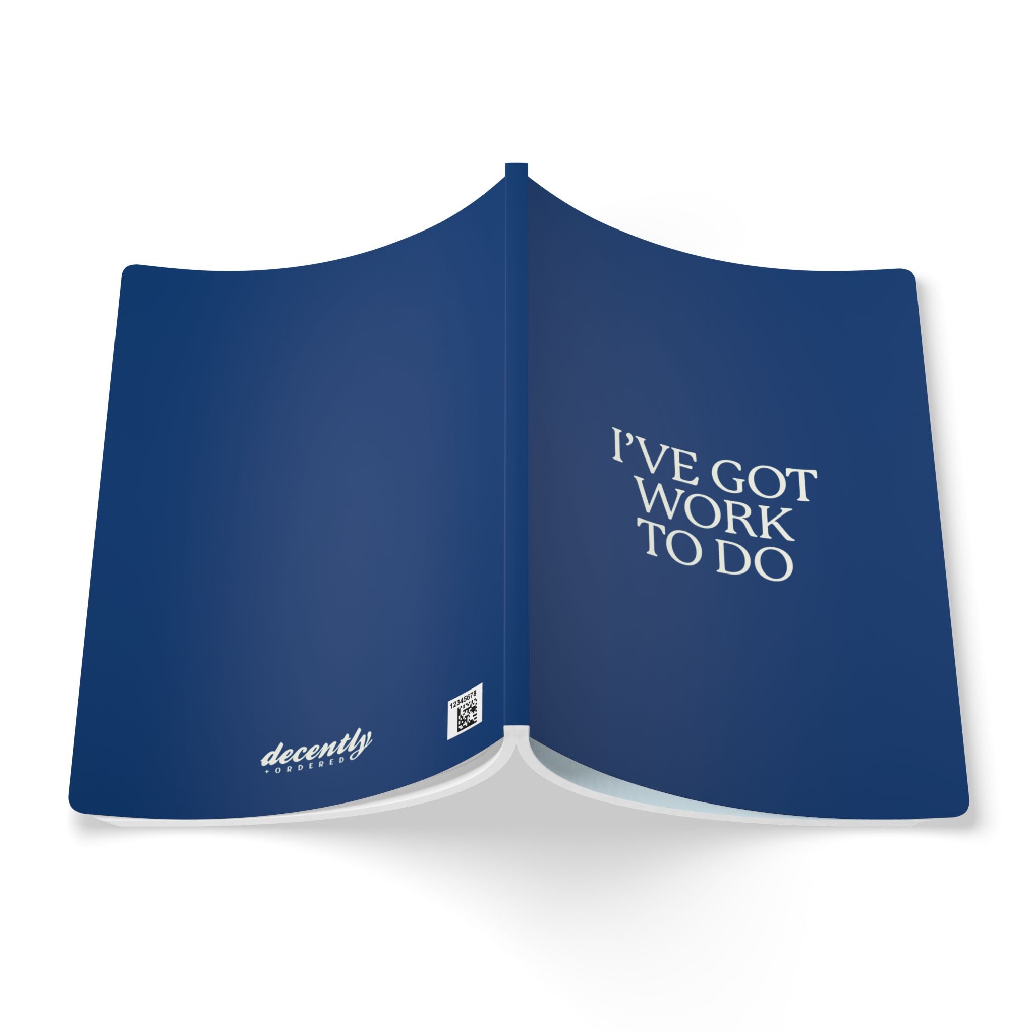 Softcover Journal (with Inside Prints) - Blue