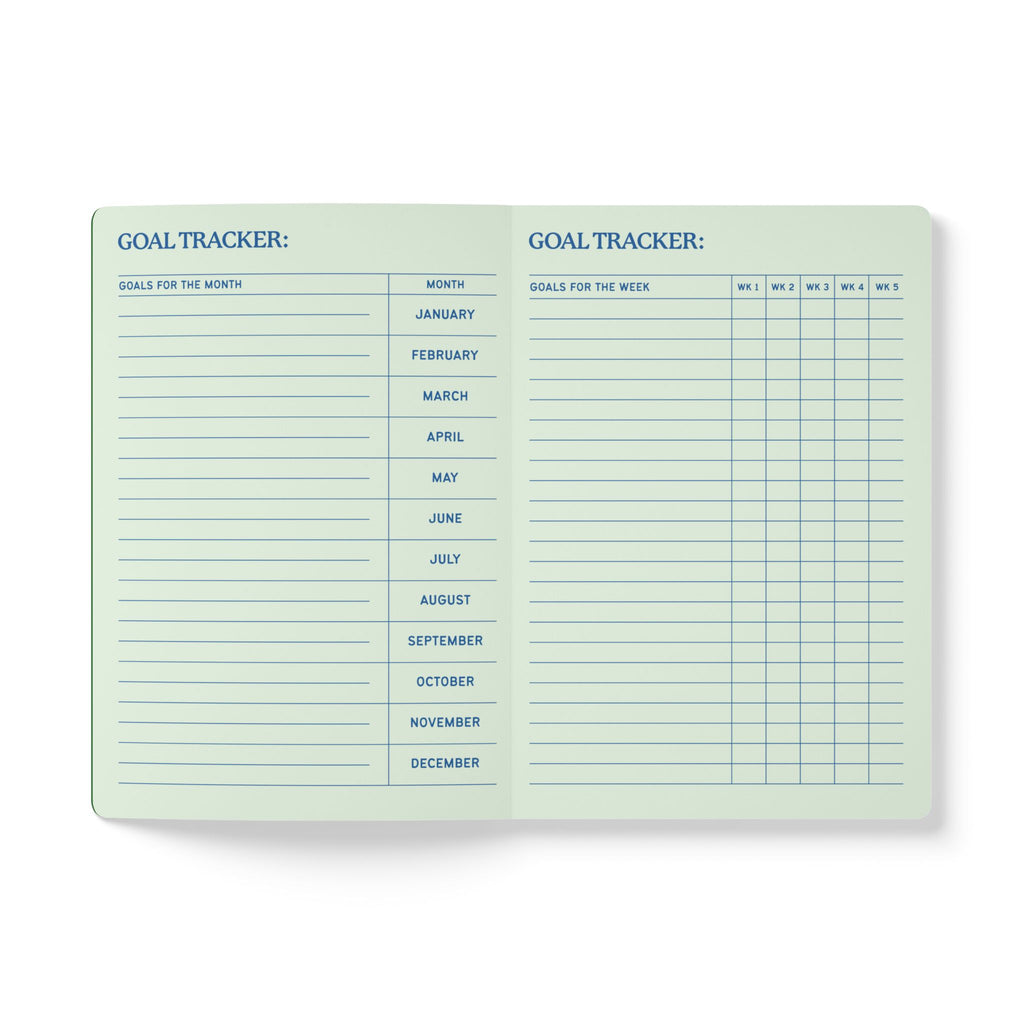 Softcover Journal (with Inside Prints) - Green