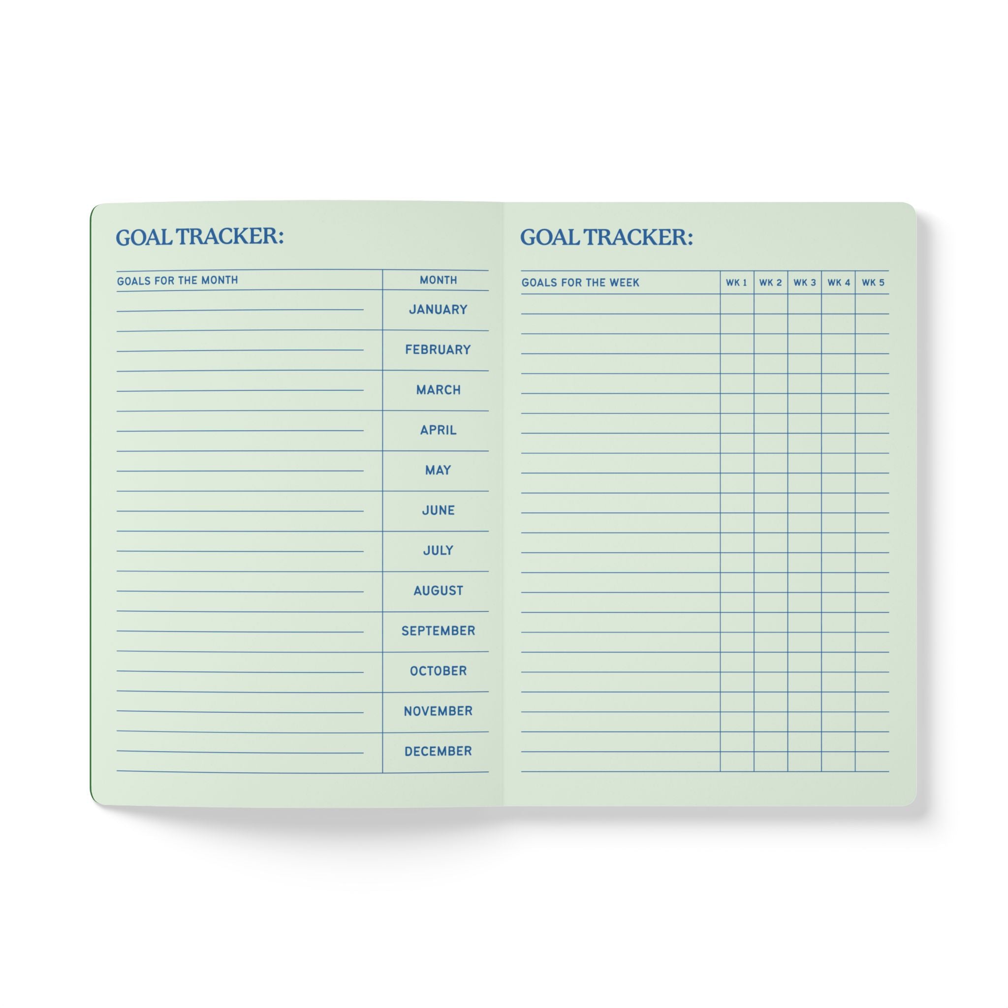 Softcover Journal (with Inside Prints) - Green