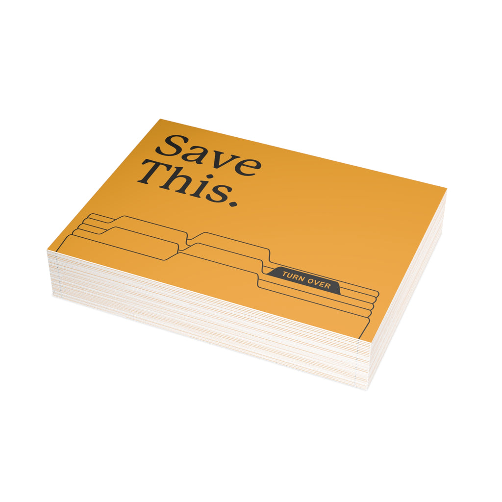 Save This Greeting Card Bundles (envelopes included)
