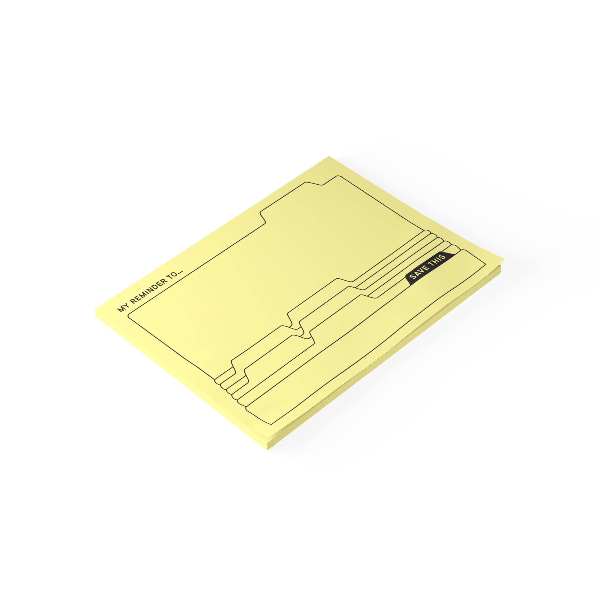 Daily Post-it® Note Pads - Yellow