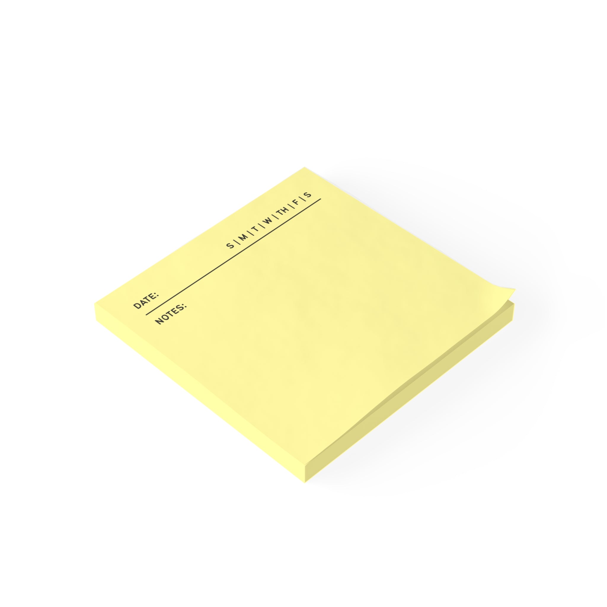 Task Tracker Post-it® Note Pads - Yellow