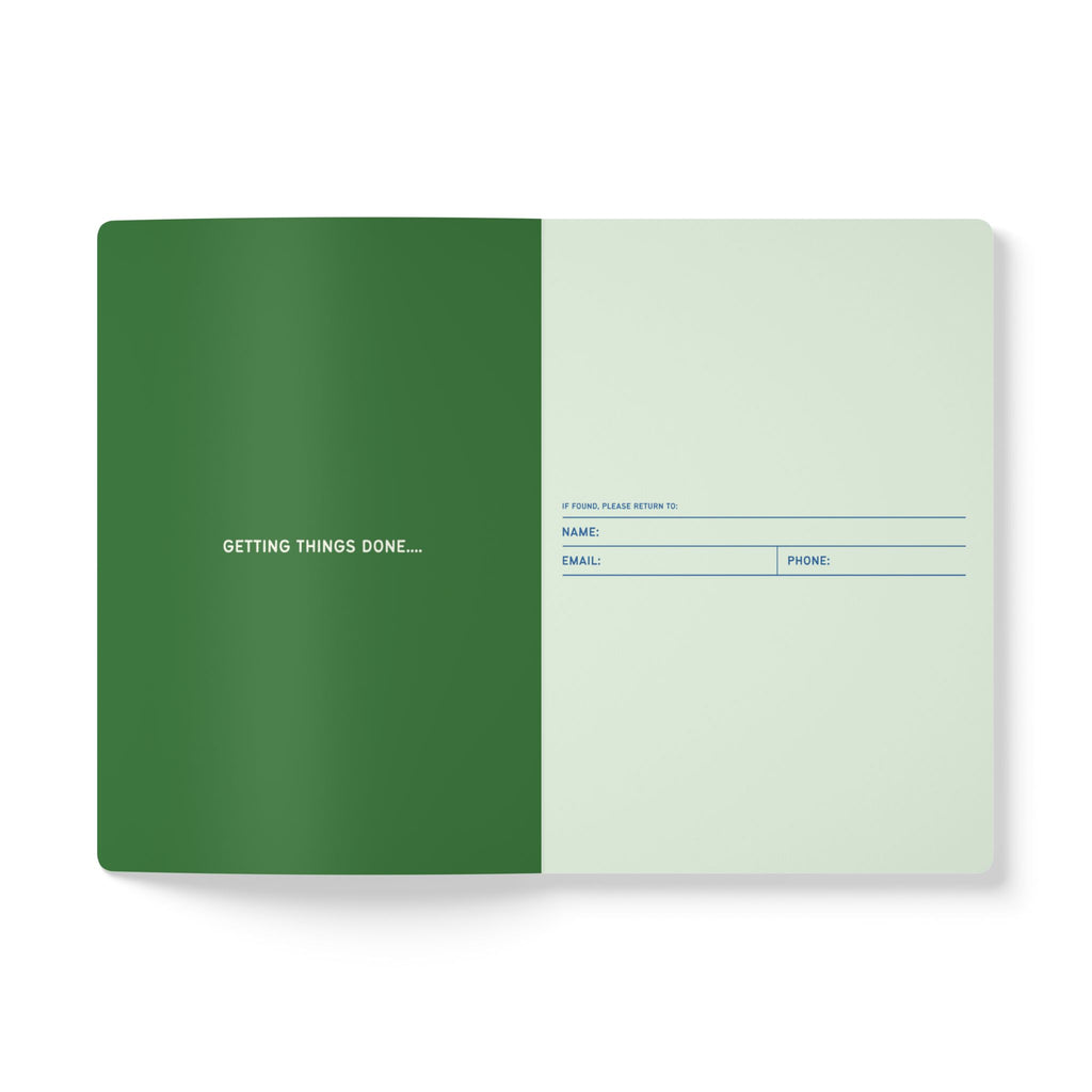 Softcover Journal (with Inside Prints) - Green