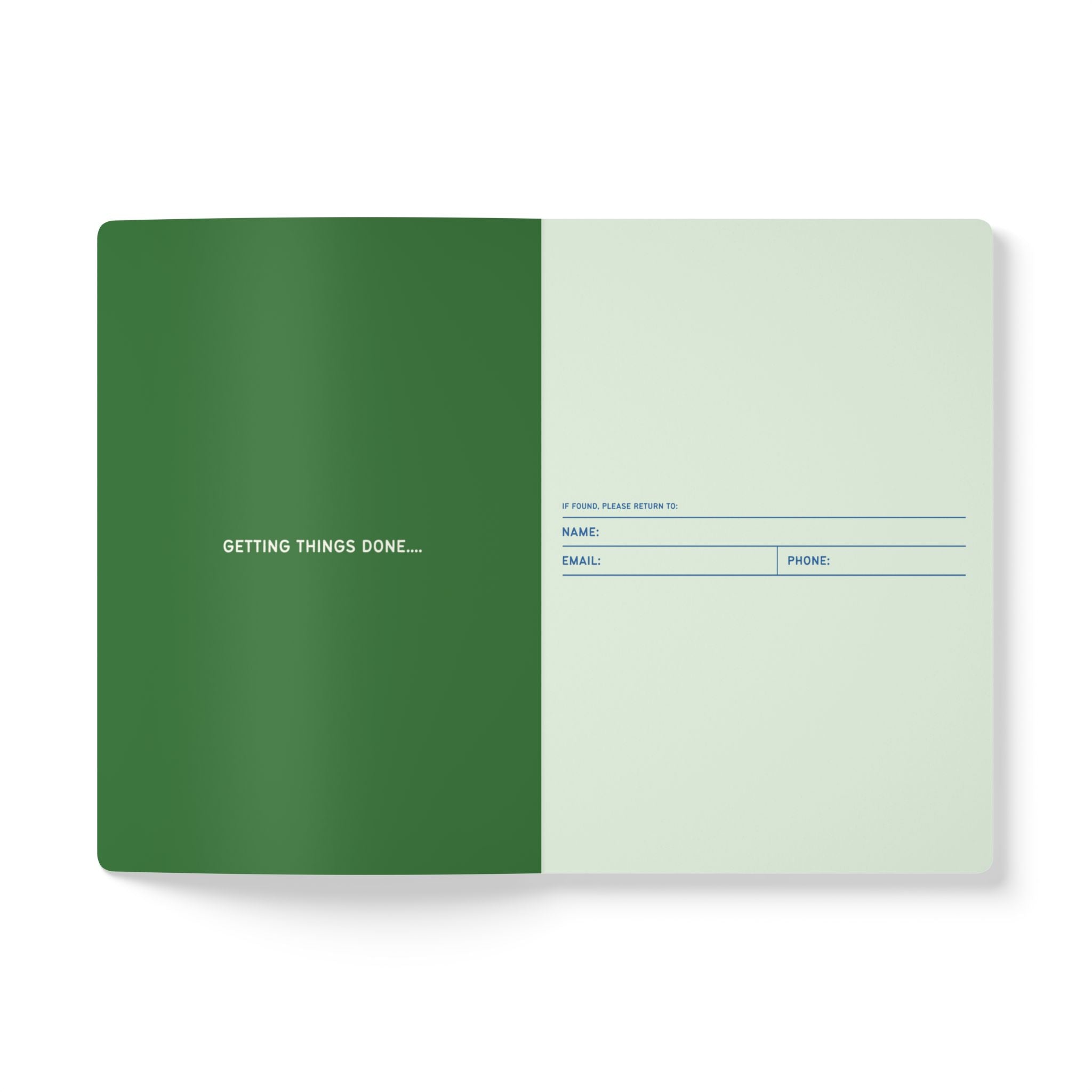 Softcover Journal (with Inside Prints) - Green