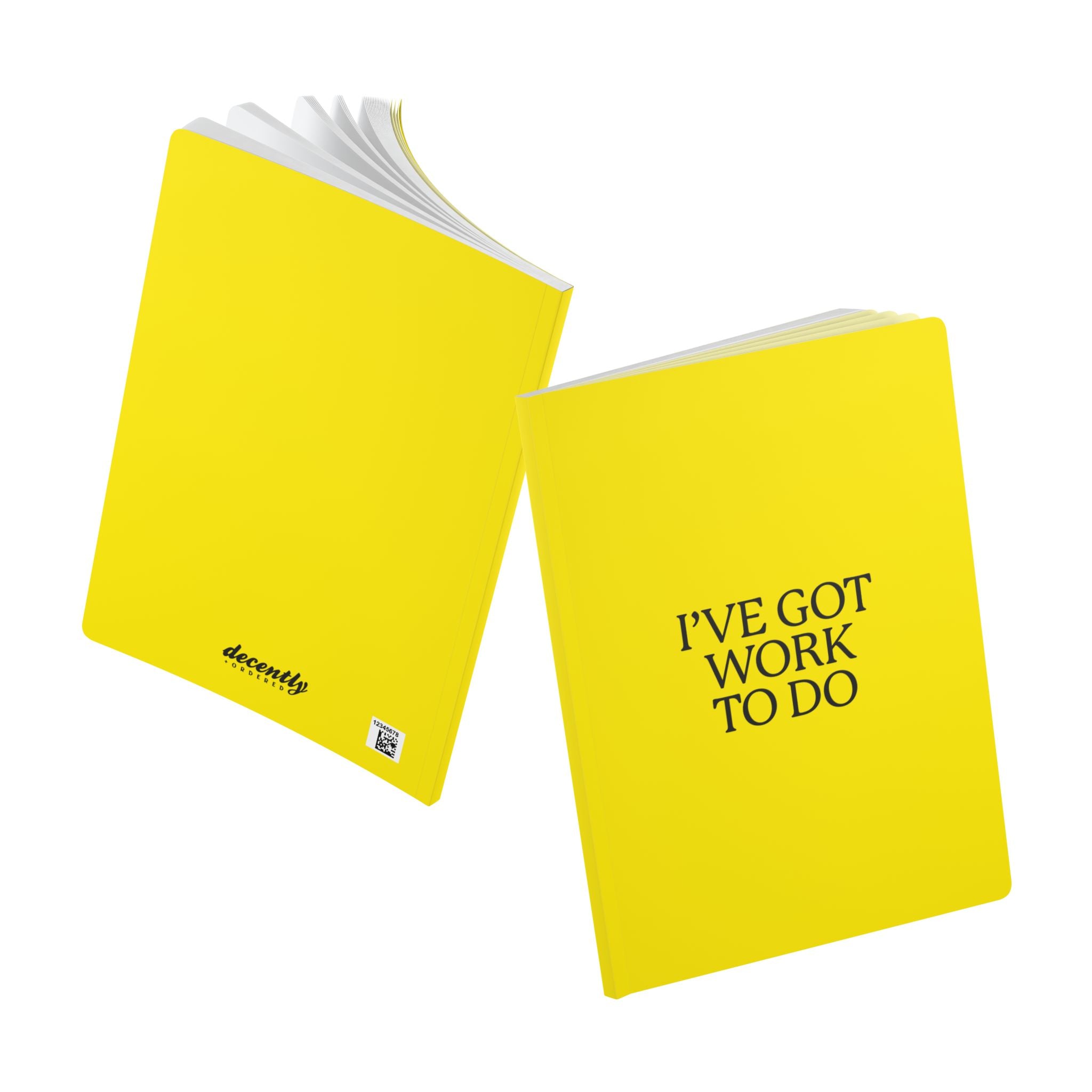 Softcover Journal (with Inside Prints) - Yellow