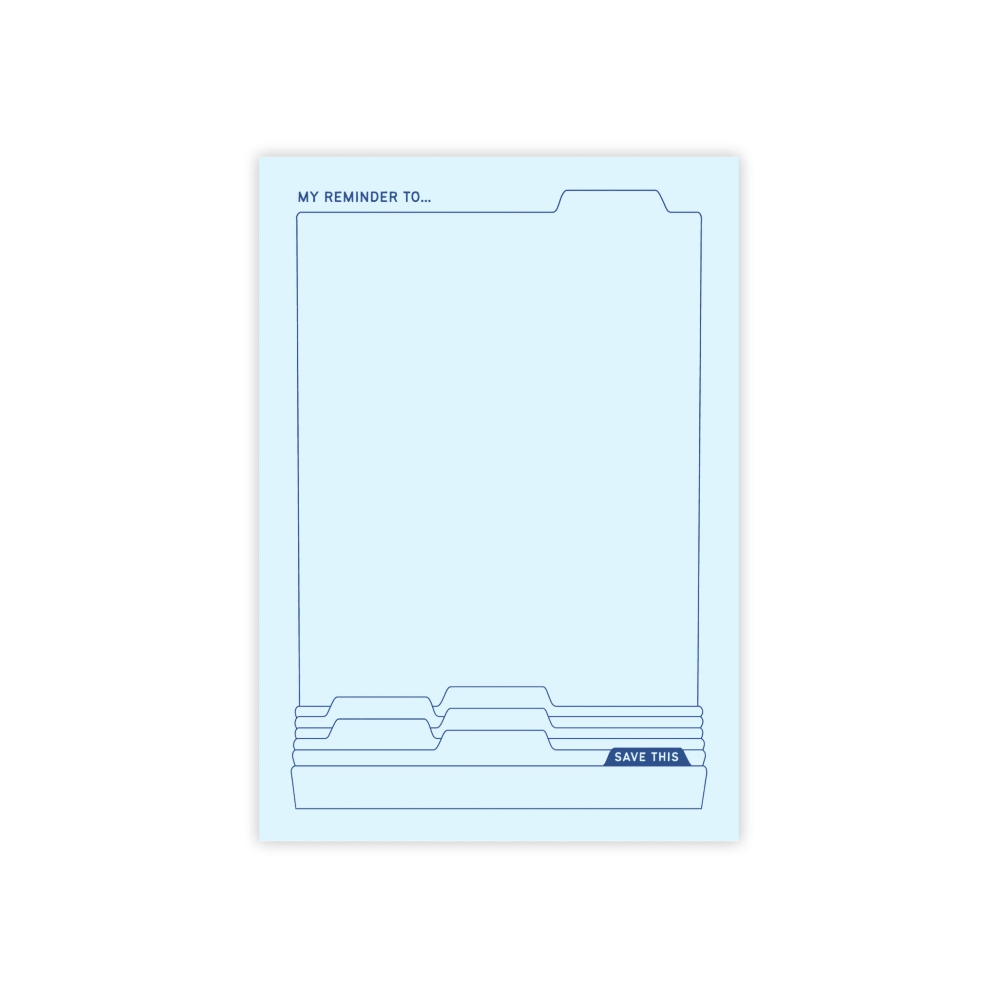 Daily Post-it® Note Pads - Blue