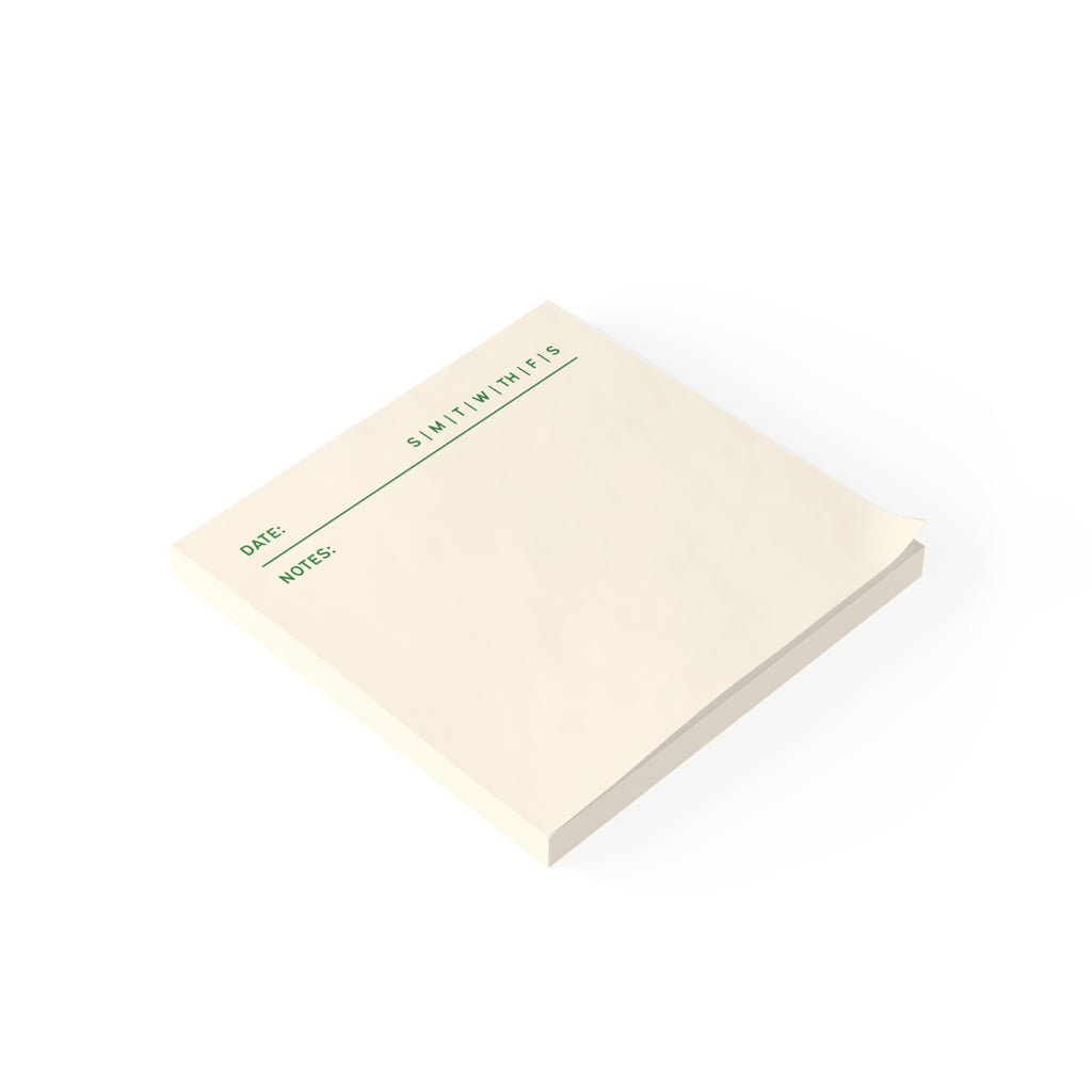 Task Tracker Post-it® Note Pads - White