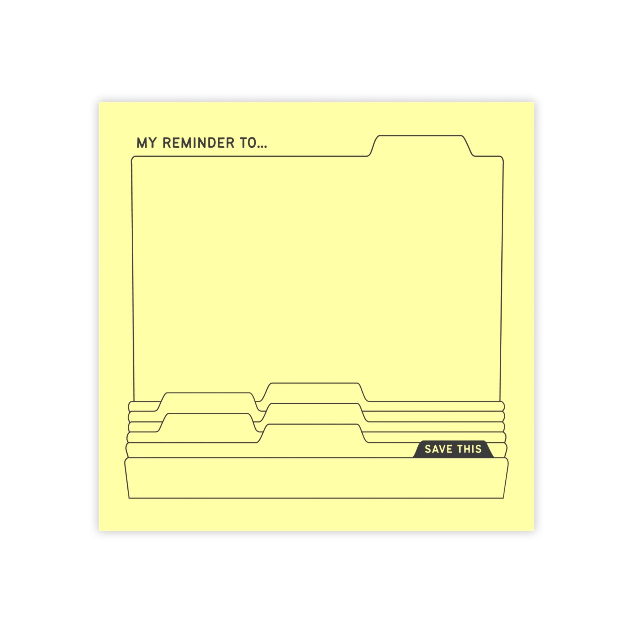 Daily Post-it® Note Pads - Yellow