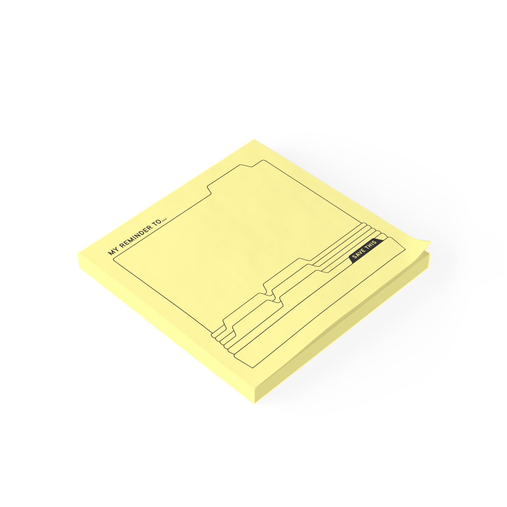 Daily Post-it® Note Pads - Yellow