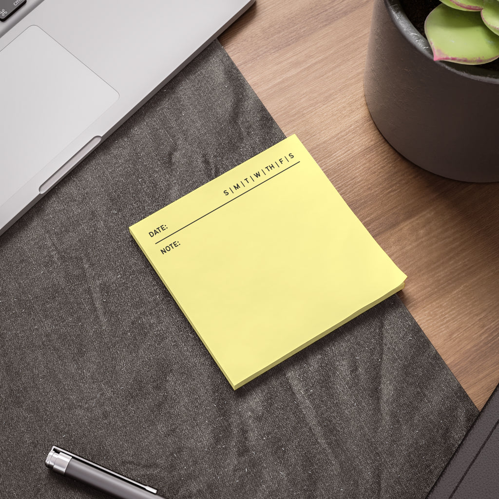 Task Tracker Post-it® Note Pads - Yellow