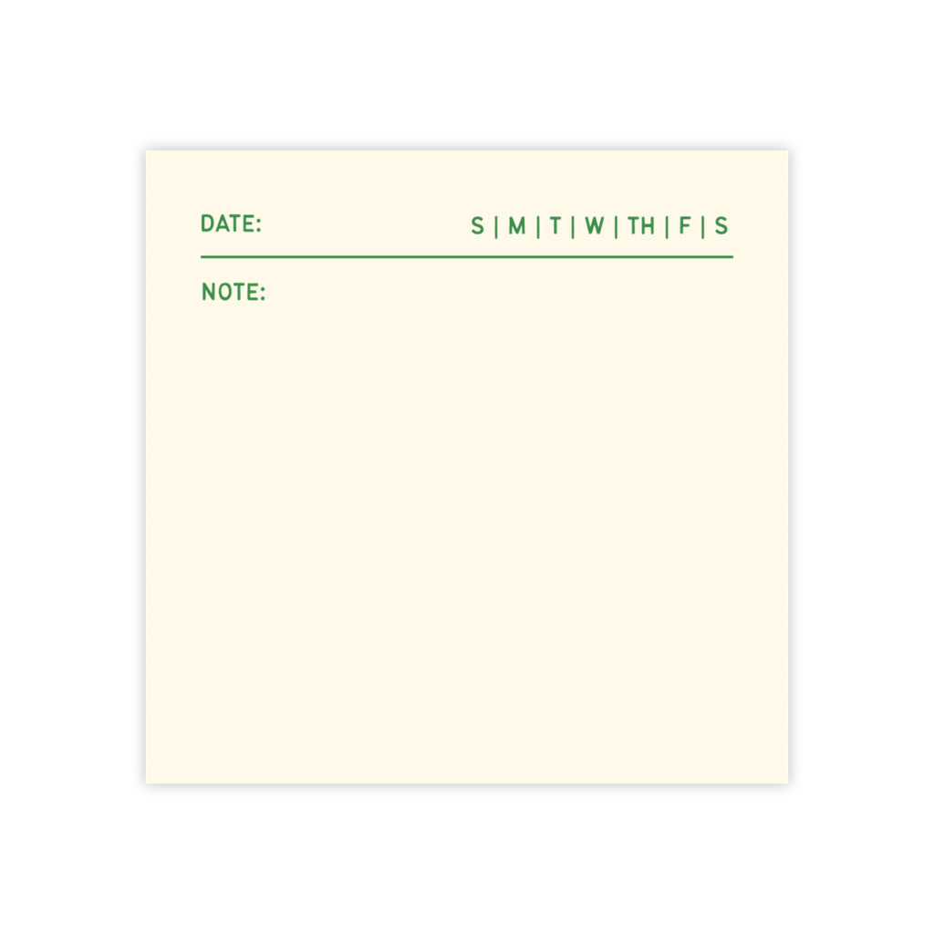 Task Tracker Post-it® Note Pads - White