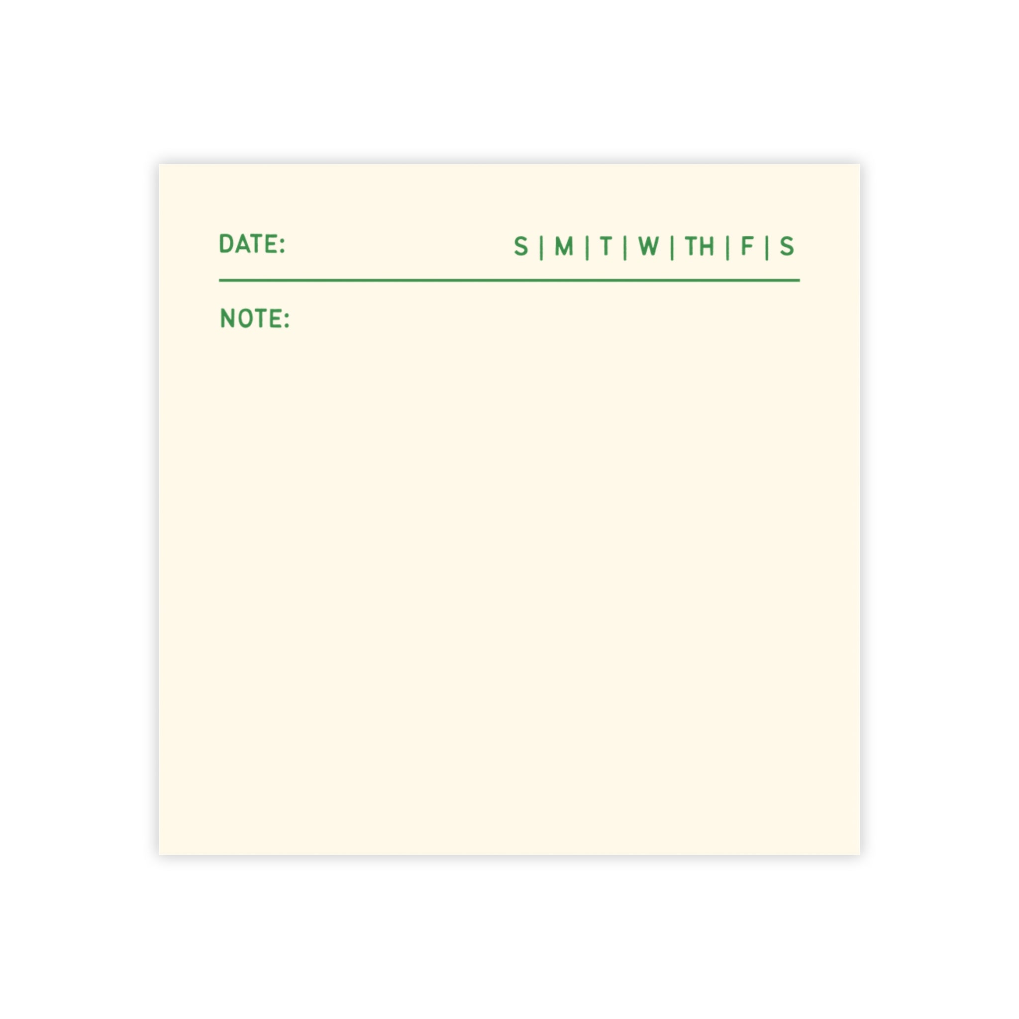 Task Tracker Post-it® Note Pads - White