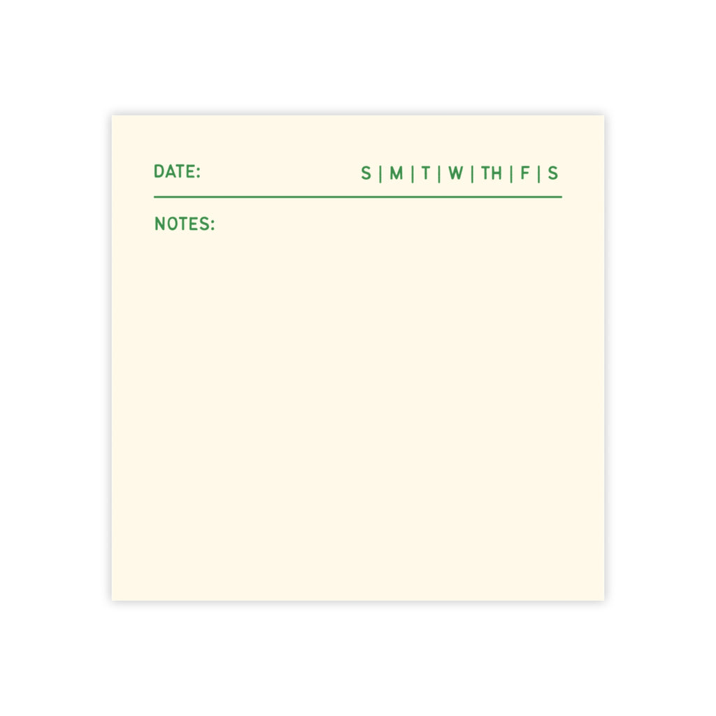 Task Tracker Post-it® Note Pads - White