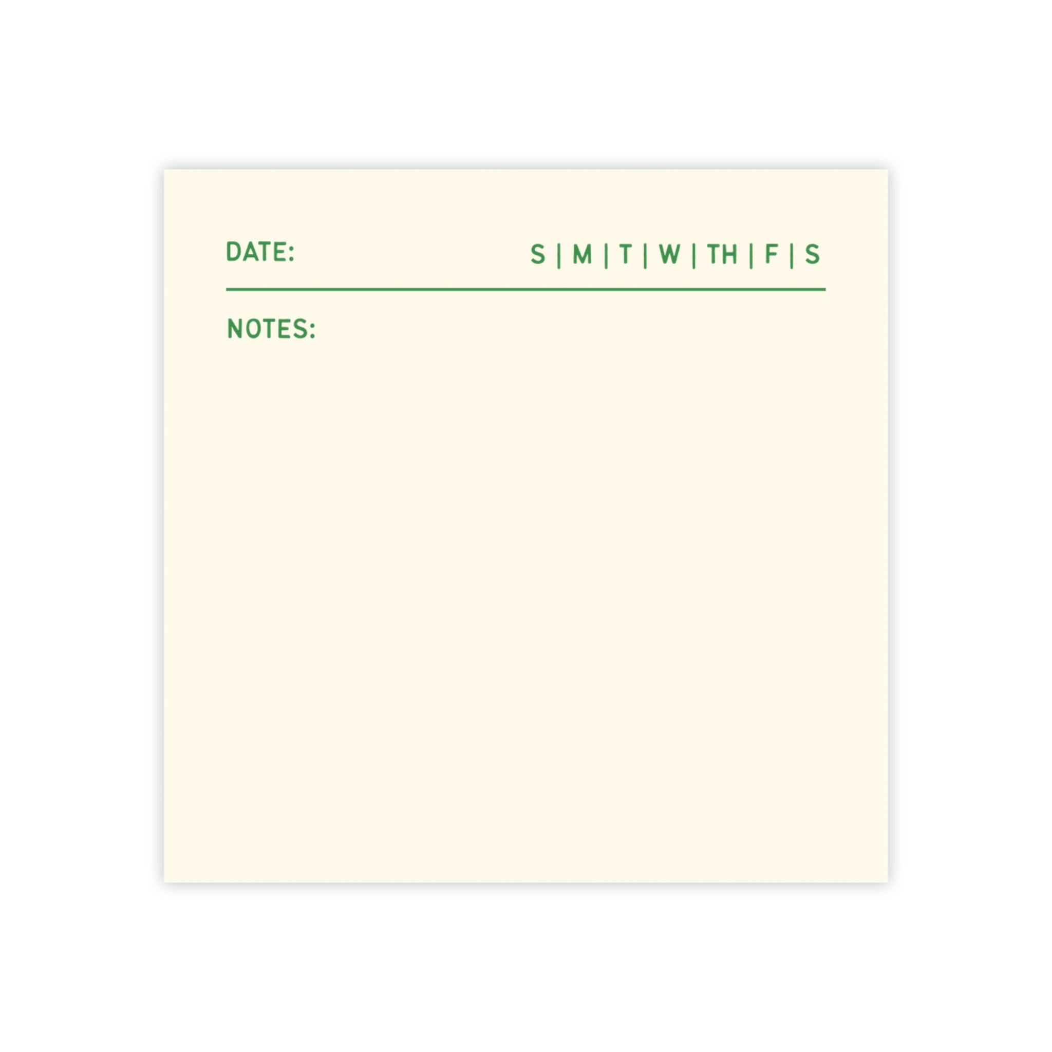 Task Tracker Post-it® Note Pads - White