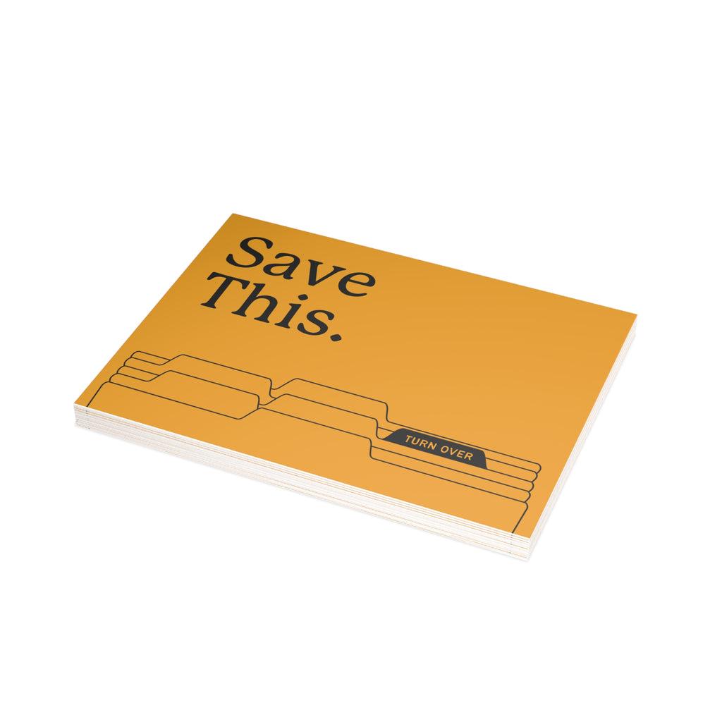 Save This Greeting Card Bundles (envelopes included)