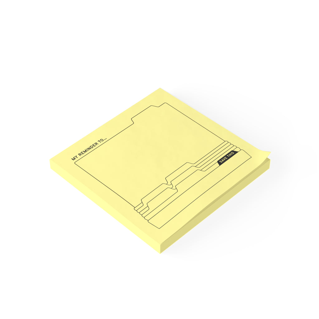 Daily Post-it® Note Pads - Yellow