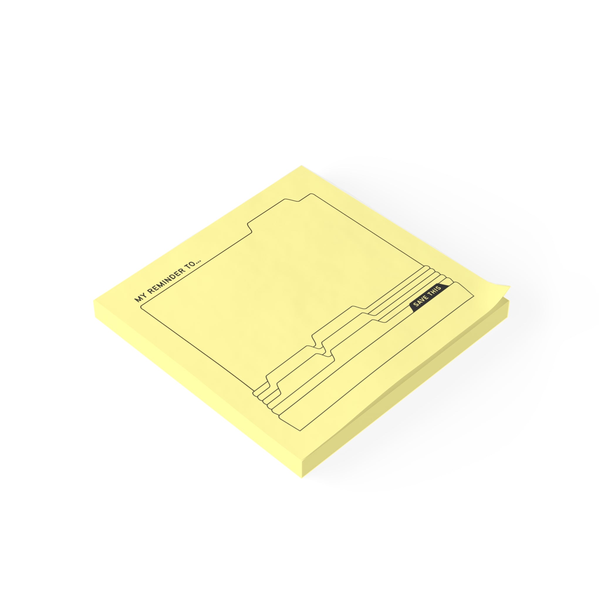 Daily Post-it® Note Pads - Yellow