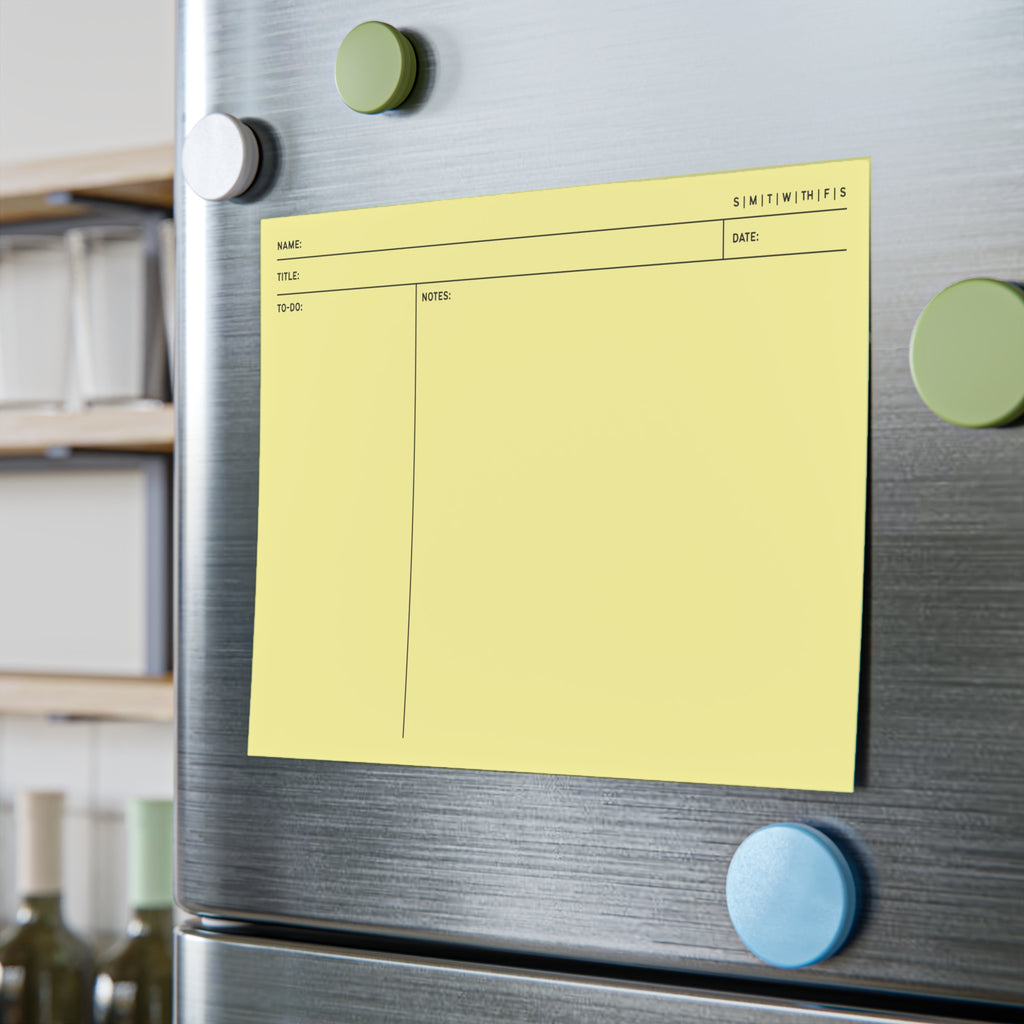Task Tracker Post-it® Note Pads - Yellow