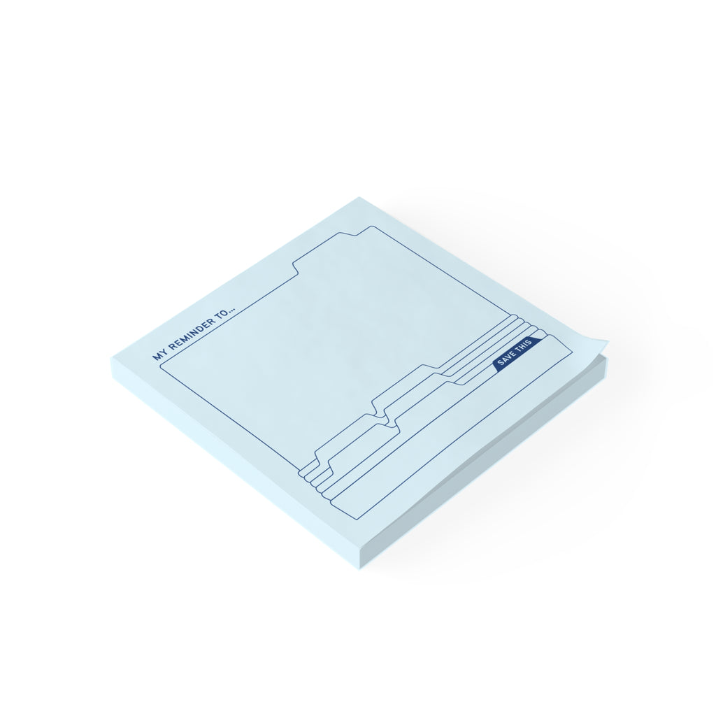 Daily Post-it® Note Pads - Blue