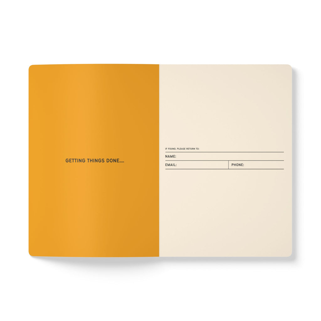 Softcover Journal (with Inside Prints) - Gold