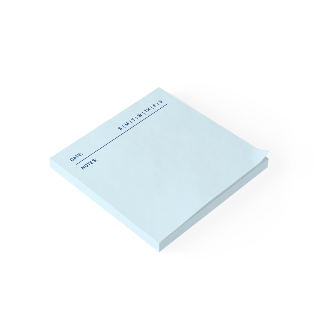 Task Tracker Post-it® Note Pads - Blue