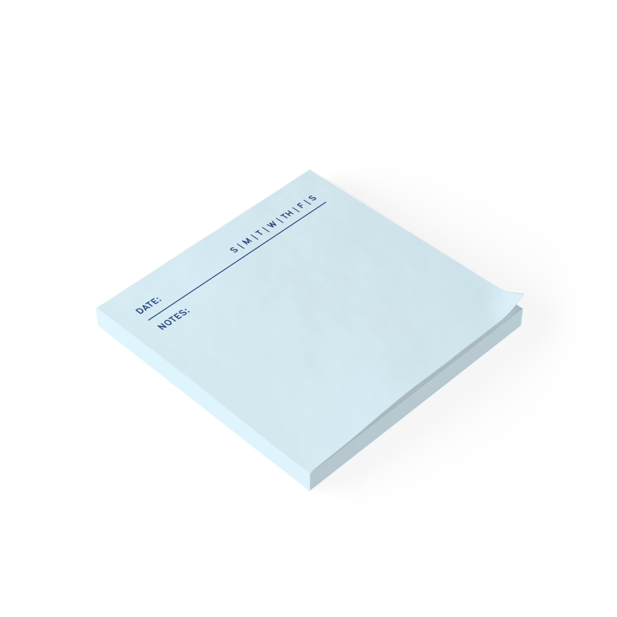 Task Tracker Post-it® Note Pads - Blue