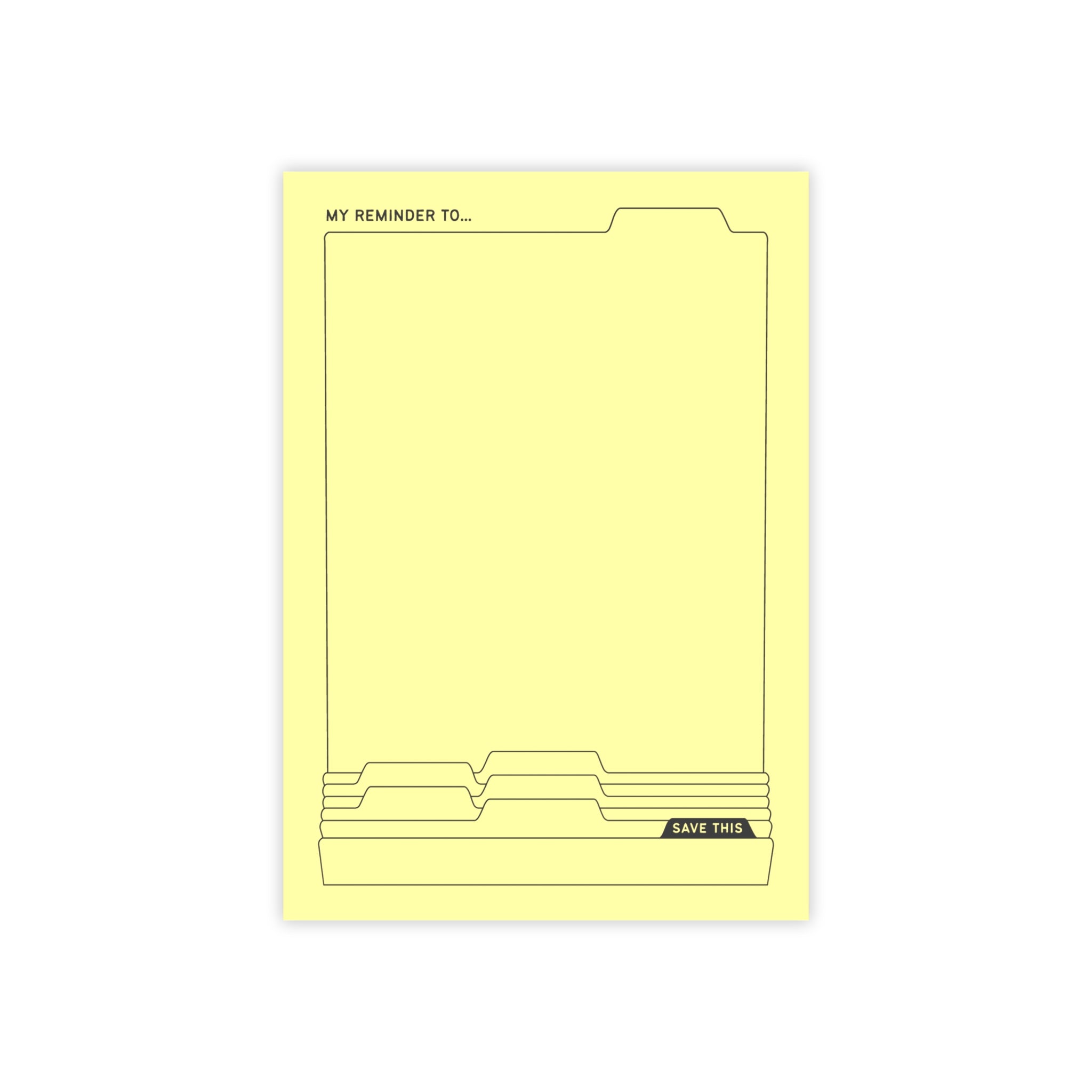 Daily Post-it® Note Pads - Yellow